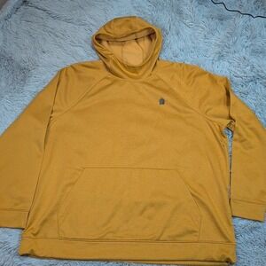 Alaskan Hardgear Sweatshirt Mens 2XL Yellow Hoodie Pocket Gorpcore Standard